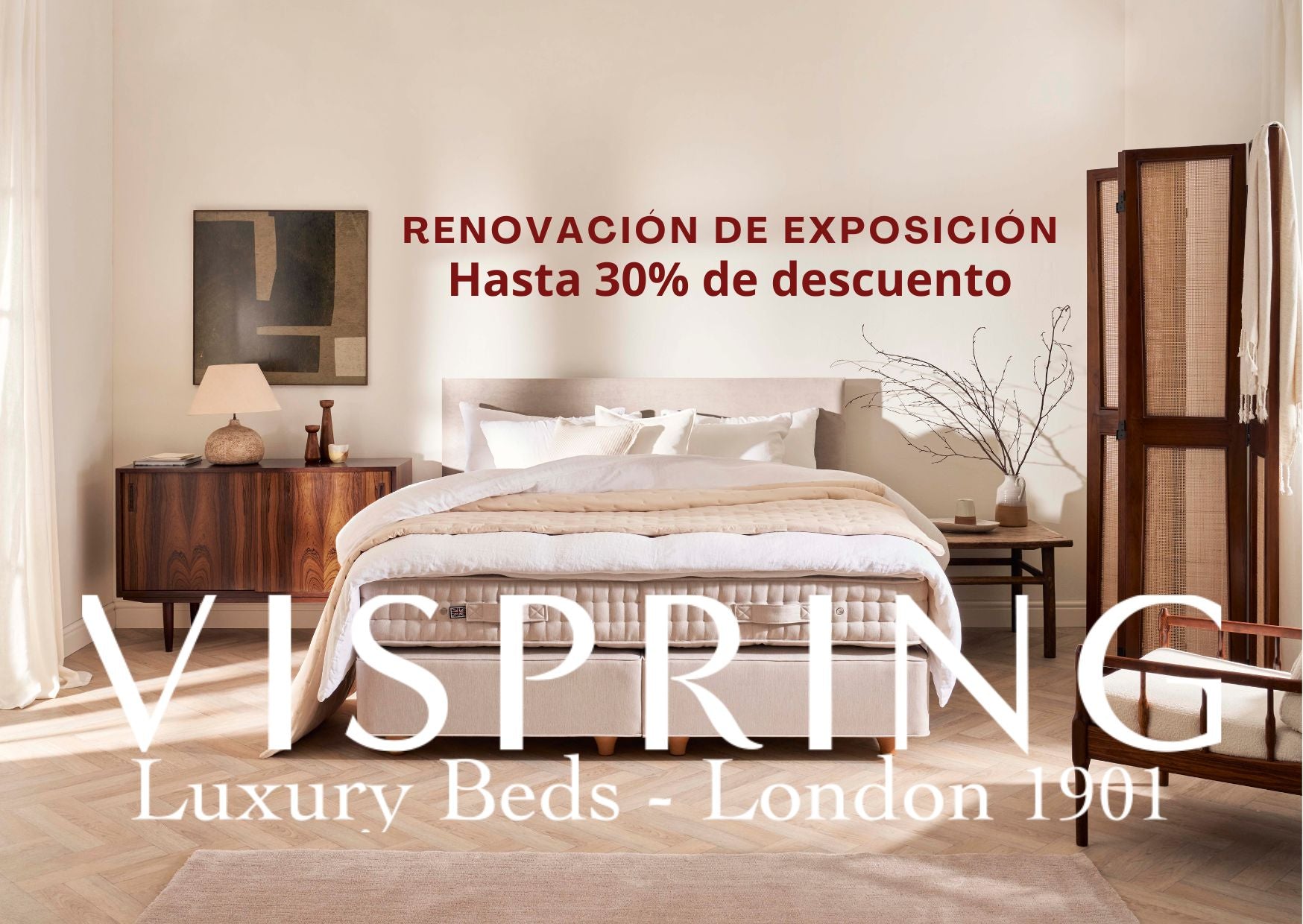 Vispring Showroom Sale de Exposición