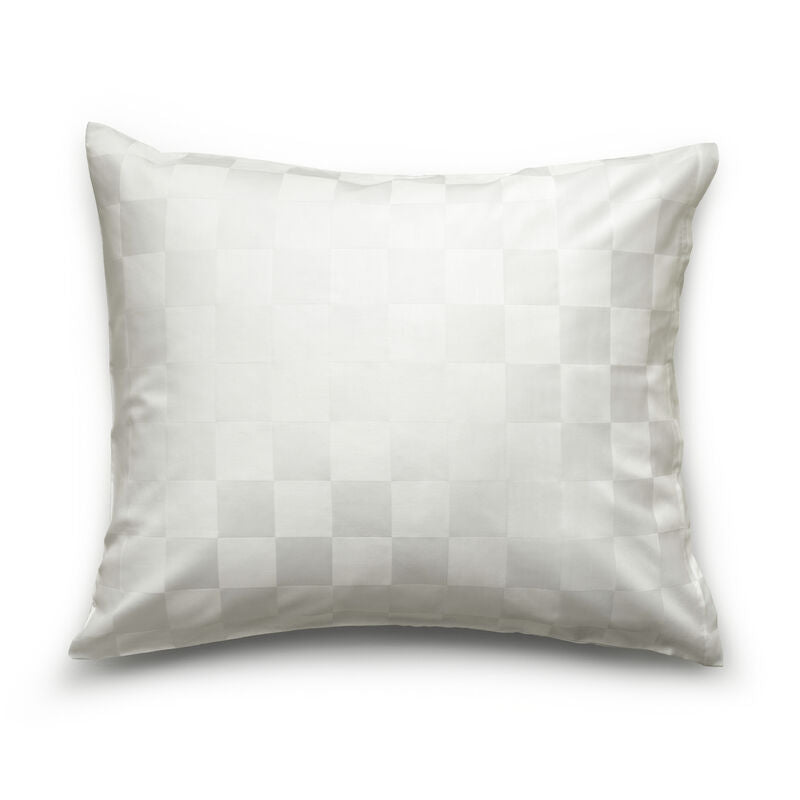 #color_Satin Check White